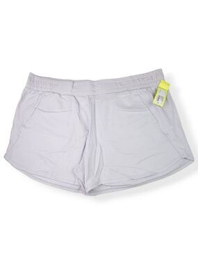 All In Motion  Lavender Elastic Waistband Sweat Shorts 2X